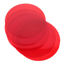 5Stk Lichtfilter 15Cm Rot Für Glühbirnen