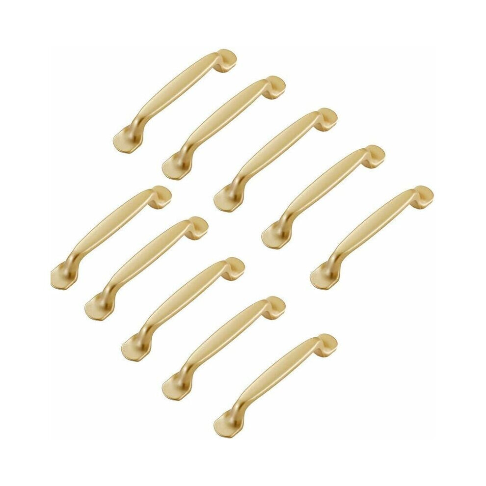 Modern Furniture Revitalization, Smooth Forging Surface Gold Handle Lever For Cupboard Drawer Pulls And Kitchen Cabinets 9060116399109