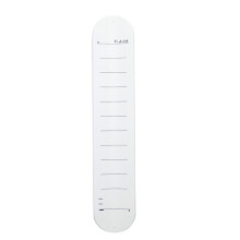 Wearable Memo Watchband Silicone Slap Bracelet with-big white