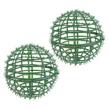 Artificial Topiary Ball Support Topiary Frame for DIY Decoration, Easy to Install for Garden, Weddings and Parties, Plastic, Pack of 2