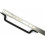 Solid Cast Iron Feel Gate Handle, Comfortable Handy Touch Long Door Pull, Square Door Pull Handle for Sliding Barn Door Gate Cabinet Closet (11''L*3/4 4