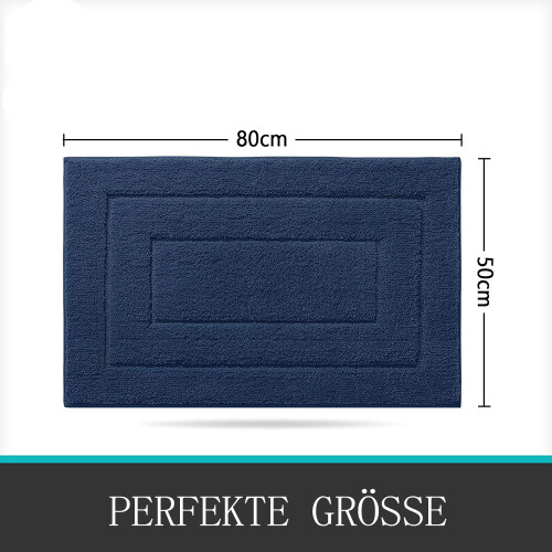 Χαλιά μπάνιου από μικροΐνες που στεγνώνουν γρήγορα, εξαιρετικά απορροφητική 1