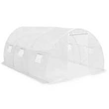Serre - HELLOSHOP26 - 450x300x200 cm - PE 170 gm² meshstof - 6 ramen - Wit