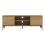 Fernsehmöbel - HELLOSHOP26 - 140x40x50 cm - Dunkel Eichenoptik - 2 Türen - Modernes Design 3