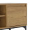 Fernsehmöbel - HELLOSHOP26 - 140x40x50 cm - Dunkel Eichenoptik - 2 Türen - Modernes Design 5