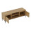 Fernsehmöbel - HELLOSHOP26 - 140x40x50 cm - Dunkel Eichenoptik - 2 Türen - Modernes Design 2
