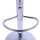 Conjunto de 2 bancos de bar de design sintético cinza 19_0000456 2