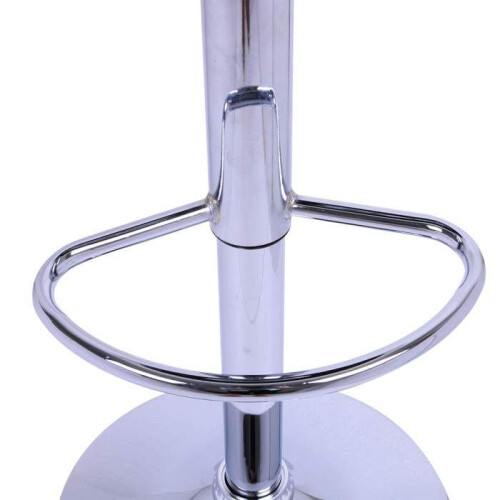 Conjunto de 2 bancos de bar de design sintético cinza 19_0000456 1