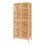 Armadio da bagno - HELLOSHOP26 - Bambù - 4 porte - 5 scomparti - 180x80x40 cm 1