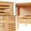 Armadio da bagno - HELLOSHOP26 - Bambù - 4 porte - 5 scomparti - 180x80x40 cm 6