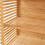Armadio da bagno - HELLOSHOP26 - Bambù - 4 porte - 5 scomparti - 180x80x40 cm 5