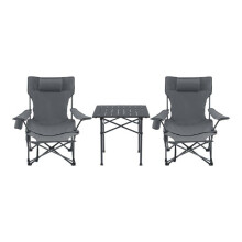 Set da tavola e 2 sedie pieghevoli grigie 03_0010692