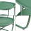 Table basse - HELLOSHOP26 - Console d'appoint - Acier laqué - 58 x 46 x 46 cm - Vert 4