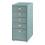 Bureau caisson - HELLOSHOP26 - Rollen kast - 5 lades - Muntgroen - Metaal 1
