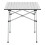 Table de camping pliante - HELLOSHOP26 - 70 x 70 x 70 cm - Argent - Robuste - Pliable 3