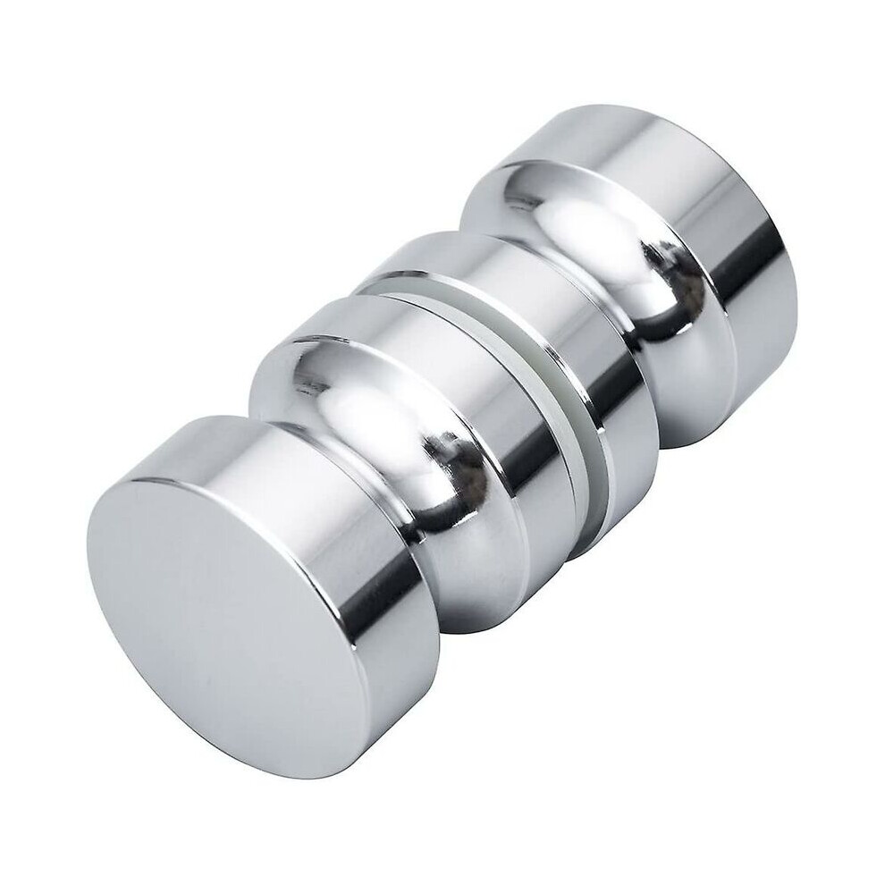 Luxurious Shower Door Knob, Solid Glass Door Knobs With Brushed Nickel Finish, Aluminum Alloy Construction For Durability And Elegance 9436597641141