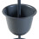 Porte-plantes - HELLOSHOP26 - Support 77 x 26 cm - 2 cache-pots - Métal - Noir 3
