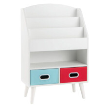 Kinderbibliotheek 63 x 30 x 97 cm versterkte veiligheid moderne uitstraling multifunctionele opbergruimte