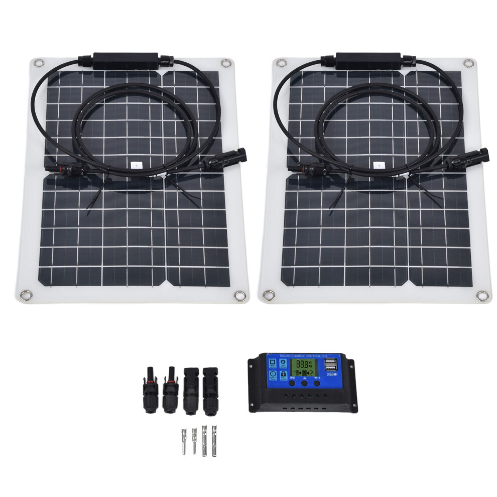 Flexible Solar Panels, Monocrystalline Solar Panels For Car Batteries Rv Yacht Solar Power, Good Output Efficiency Low Light Efficiency Light Weight E 9436597759709