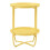 Table basse - HELLOSHOP26 - 03_0010767 - Acier laqué - 58 x 40 cm - Jaune 2