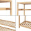 Perchero - HELLOSHOP26 - Diseño Bambú - 165 x 100 x 35 cm - Natural - Montaje fácil 3