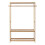 Perchero - HELLOSHOP26 - Diseño Bambú - 165 x 100 x 35 cm - Natural - Montaje fácil 2