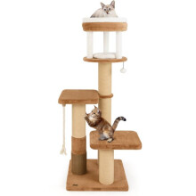 Árvore de gato - HELLOSHOP26 - 164 x 58 x 58 cm - Auto-higiene - Duplo poleiro - Design moderno