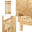 Porta-malas - HELLOSHOP26 - Design - Bambu natural - 187 x 80 x 47 cm - Prático e elegante 3