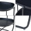 Table basse - HELLOSHOP26 - Console d'appoint - Acier laqué - 58 x 46 x 46 cm - Noir 4