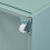 Bureau caisson - HELLOSHOP26 - Rollen kast - 5 lades - Muntgroen - Metaal 6
