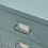 Bureau caisson - HELLOSHOP26 - Rollen kast - 5 lades - Muntgroen - Metaal 4