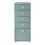 Bureau caisson - HELLOSHOP26 - Rollen kast - 5 lades - Muntgroen - Metaal 3