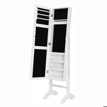 Armoire de Joias - HELLOSHOP26 - Espelho inclinável - Branco - 153 cm - Móvel de quarto