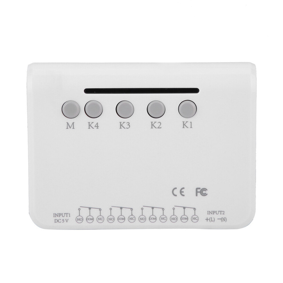 Effortless Device Management, Voice-Controlled 4 Channel Smart Switch For Enhanced Home Security And Comfort 9060116398089