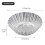 Reusable Baking Cups for Egg Tarts, Durable Fluted Design Aluminum Mold with Easy to Clean Surface and Stackable Structure, Non Stick Coating Silicone 2
