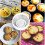 Reusable Baking Cups for Egg Tarts, Durable Fluted Design Aluminum Mold with Easy to Clean Surface and Stackable Structure, Non Stick Coating Silicone 5