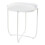 Table basse - HELLOSHOP26 - Console d'appoint - Plateau amovible - Acier blanc - 53 x 46 x 46 cm 1