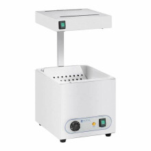 Calentador de fritura y lámpara calefactora - HELLOSHOP26 - 850W - Acero inoxidable - Temperatura 30-90C - Programable