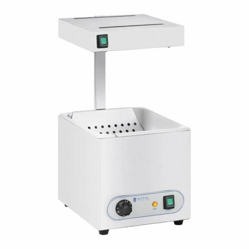 Friteuse en verwarmlamp - HELLOSHOP26 - 850W - RVS - Temperatuur 30-90C - Programmeerbaar