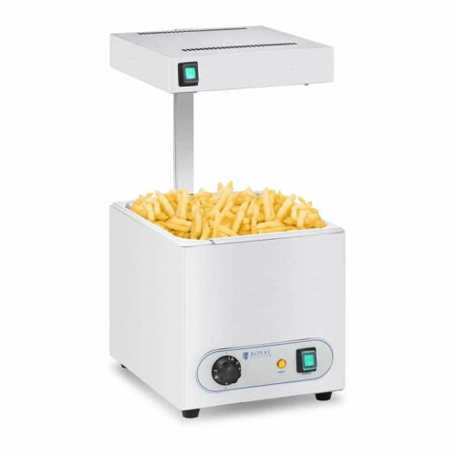 Friteuse en verwarmlamp - HELLOSHOP26 - 850W - RVS - Temperatuur 30-90C - Programmeerbaar 1