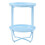 Table basse - HELLOSHOP26 - Console d'appoint - Acier laqué - 2 plateaux amovibles - 58 x 40 cm 2