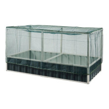 Jardinière bac à plante fleur surélevée 174 x 90 x 88 cm anthracite vert 03_0009501