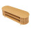 Móvel para TV - HELLOSHOP26 - 150x48x50 cm - Bambu Natural - 4 Compartimentos - Design Moderno 2