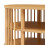 Móvel para TV - HELLOSHOP26 - 150x48x50 cm - Bambu Natural - 4 Compartimentos - Design Moderno 4