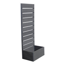Jardinière - HELLOSHOP26 - Heerde - Bois composite - 150 x 56 x 38 cm - Brise-vue intégré
