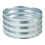 Jardineira elevada - HELLOSHOP26 - Andrano - Aço galvanizado - 61 x 31 cm - Prata 1