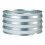 Jardineira elevada - HELLOSHOP26 - Andrano - Aço galvanizado - 61 x 31 cm - Prata 2