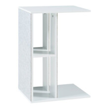 Beistelltisch - HELLOSHOP26 - Kratzbaum für Katze - 58 x 40 x 30 cm - Weiß - MDF und Filz