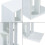 Table d'appoint - HELLOSHOP26 - Griffoir pour chat - 58 x 40 x 30 cm - Blanc - MDF et feutre 3