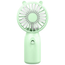 Handheld Fan USB Powered Mini Portable Pocket Size Outdoor Fan White Green